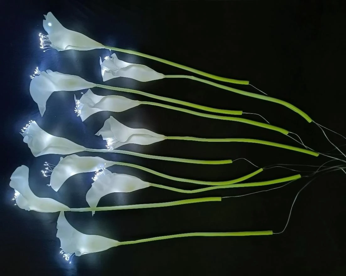 LED Lily Flowers Set of 10